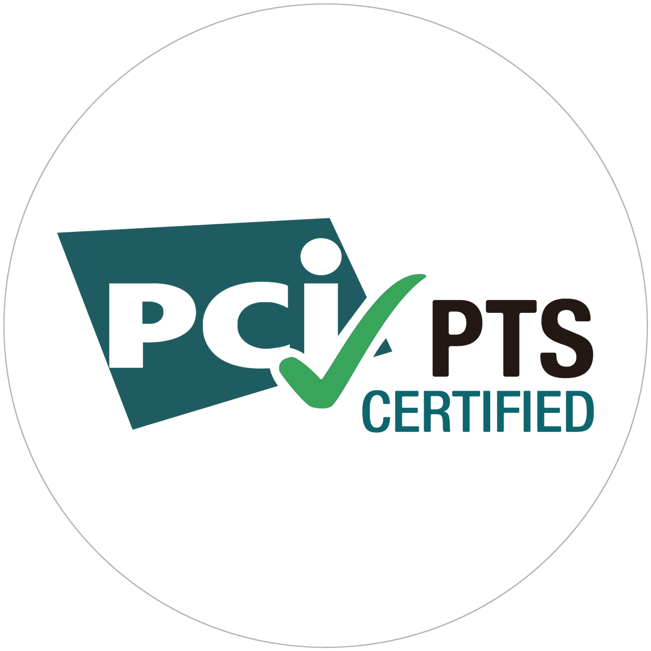 PCI-PTS certified logo