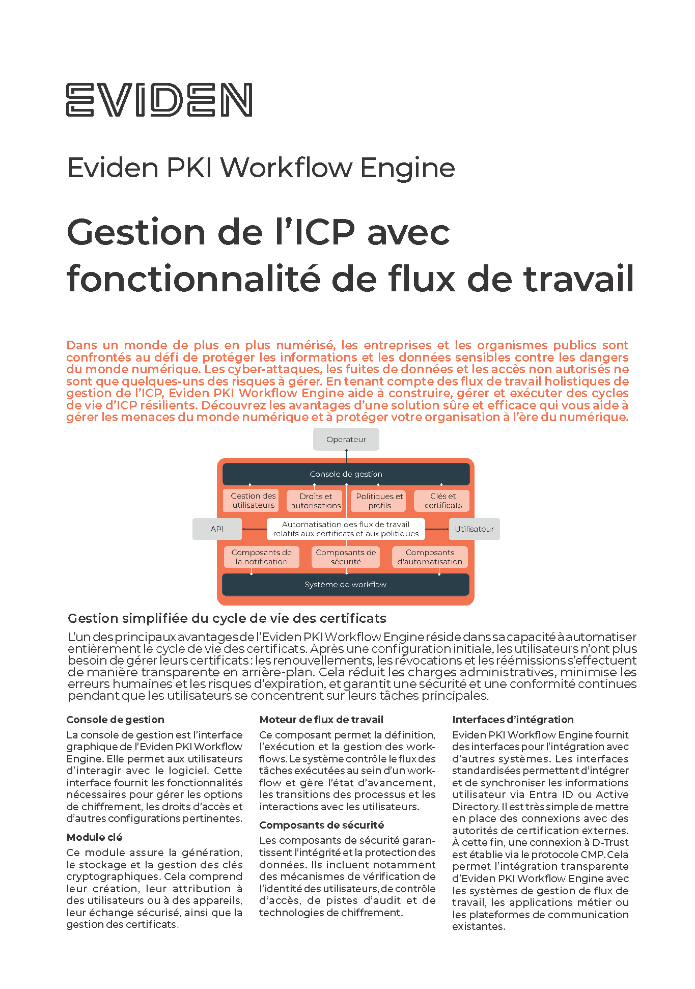 Eviden PKI Workflow Engine - image de la fiche produit