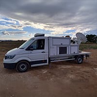 The Eviden-developed ARPEGE surface-to-air RADAR threat simulation system deployed during a NATO Air Force training exercise