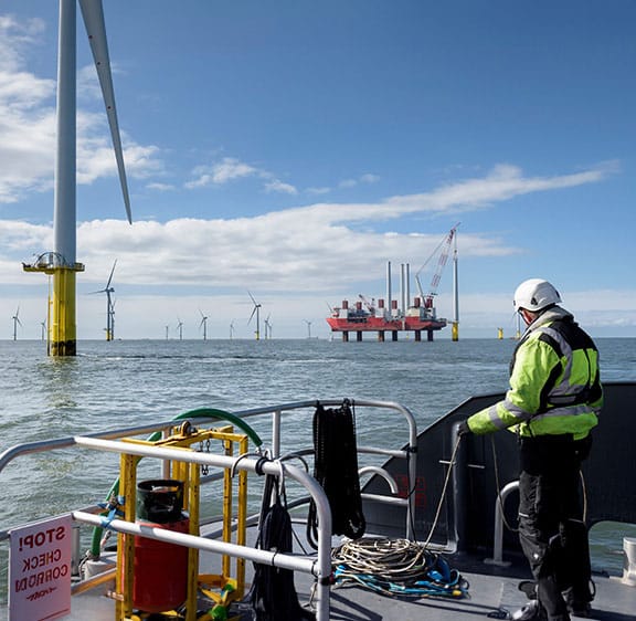 Mitigating risks on offshore wind farms