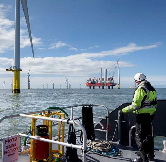 Mitigating risks on offshore wind farms