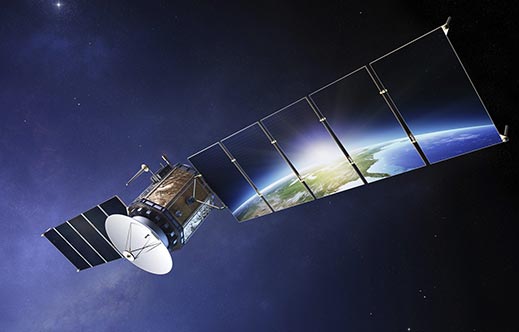 Single-satellite interference localization