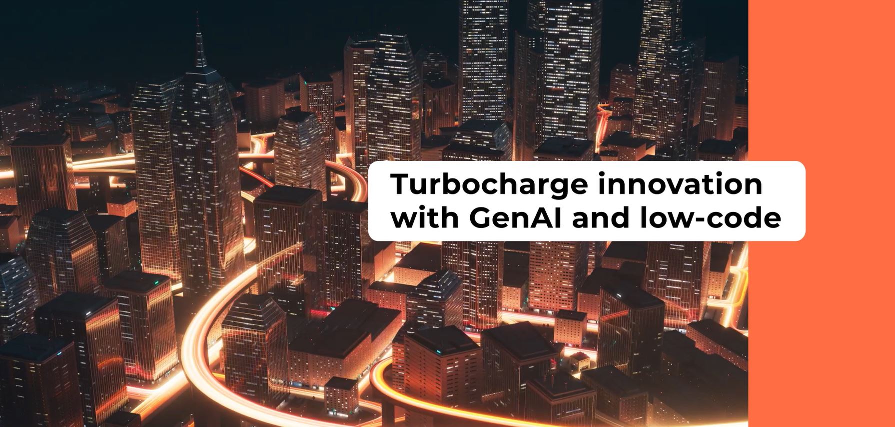Turbocharge innovation with GenAI and low-code